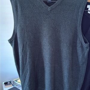 Men's Dark Green Sweater Vest